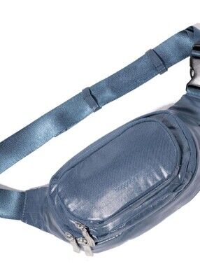 Baggallini Blue Ripstop Belt Bag Crossbody Waist Pack Travel Lightweight NWT